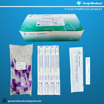 Schnelles Sicherheits-Coronavirus-Antigen-Nachweis-Kit Speichel-Antigen-Test-Kit Kolloidales Gold