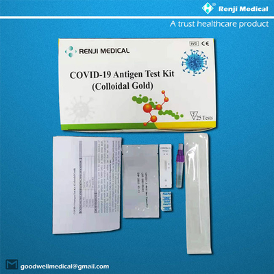 Ausgangstest Kit Colloidal Gold Immunochromatography Renji Medicals SARS-CoV-2