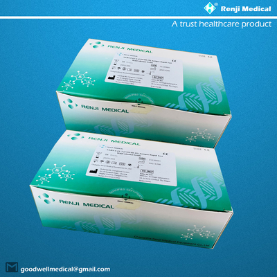 COVID-19 Antigen Nasenabstrich-Testkit Kolloidales Gold CE-gekennzeichnetes Einweg-Testkit