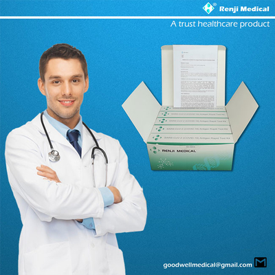Renji Antigen Rapid Testing Kit, 15 minimale Test Covid 19 zu Hause schnelle MA-Zustimmung