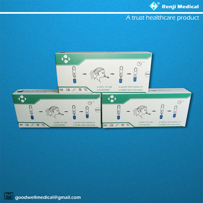 Medizinischer schneller Test Kit Antigen, schnelle Test-Kassette nasaler Putzlappen Igm