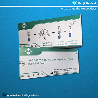 5 Sätze/Kasten schnelles COVID 19 Prüfungskit with nasopharyngeal swabs