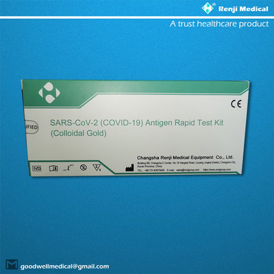 5 Sätze/Kasten schnelles COVID 19 Prüfungskit with nasopharyngeal swabs