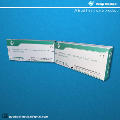 5 Sätze/Kasten schnelles COVID 19 Prüfungskit with nasopharyngeal swabs