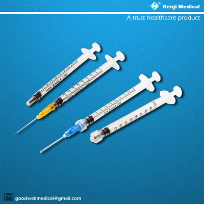 Medizinische Verbrauchsmaterial-Wegwerfspritze CE/ISO mit Volumen der Nadel-1ml