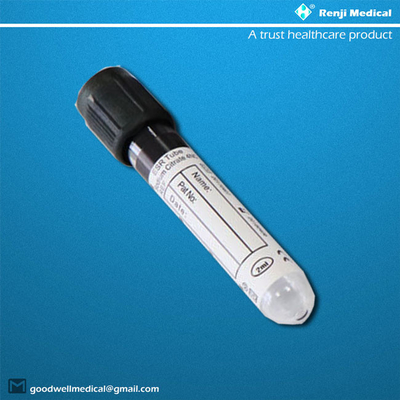 Renji Sodium-Fluorid Plastikblut-Sammlungs-Rohre mit roter Spitze BD