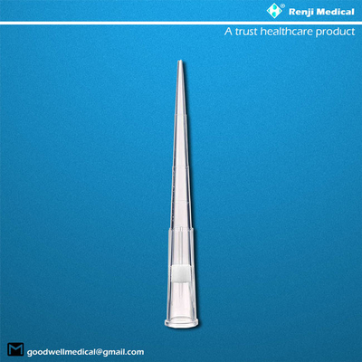 Transparente Universalpipetten-Spitzen kompatibel mit 1000ul Pipettors
