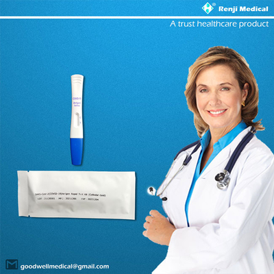 Prüfungsausrüstung SGS schnelle COVID 19, schneller Test Kit Colloidal Gold des Antigen-SARS-CoV-2