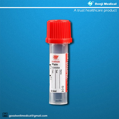 Pp.-Mikroblut-Sammlungs-Rohr 0.25ml/0.5ml für neugeborene Babys
