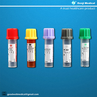 Pp.-Mikroblut-Sammlungs-Rohr 0.25ml/0.5ml für neugeborene Babys
