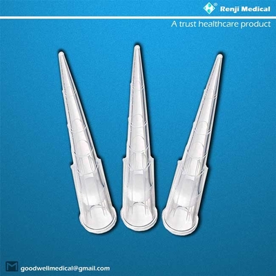 Transparente Universalpipetten-Spitzen kompatibel mit 1000ul Pipettors