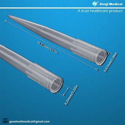 Materielle CER-Bescheinigung Renji Sterile Pipette Tips Polypropylenes