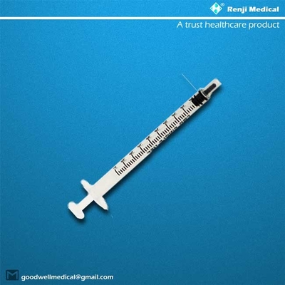 Medizin-Wegwerfspritze der Elementaroperations-Gas-sterile medizinische Verbrauchsmaterial-1ml