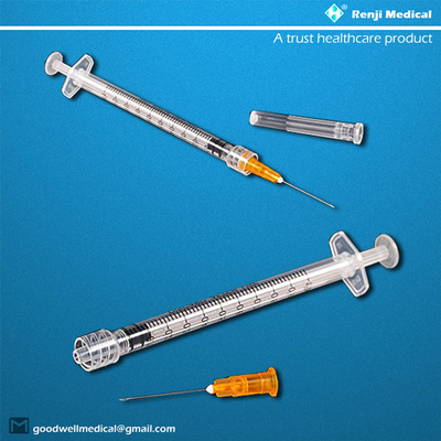 Renji Disposable Medical Consumables, 1ml pp. gleiten Spitzen-Spritzen