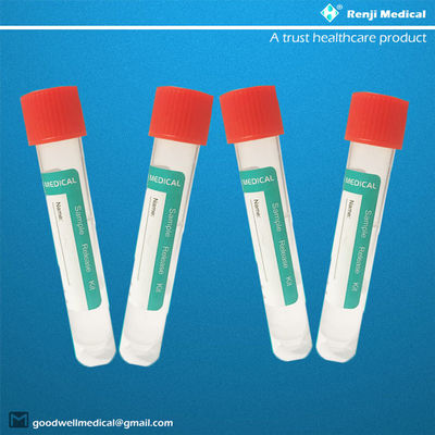Exemplar-Sammlungs-Rohr SARS COV-2, Vtm-Test-Ausrüstung CER genehmigte