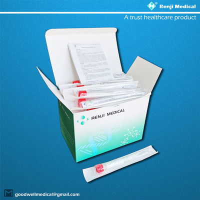 Nasenrachenraumvirus-Beispielsammlungs-Rohr Wegwerf mit roter Kappe